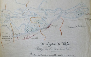 Map (Jonage to Rillieux-la-Pape, 1845)