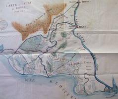 Map (Beaucaire to the sea, 1847)