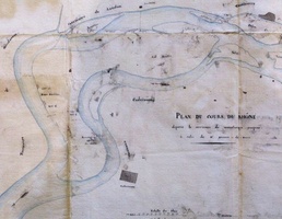 Map (Lyon to Donzère, 1845)