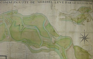 Map (Miribel, 1775)