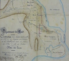 Map (Roquemaure, 1843)