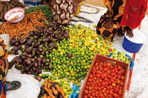 Légumes au marché hebdomadaire
