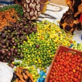 Légumes au marché hebdomadaire