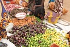 Légumes vendus au marché hebdomadaires de Téssékéré