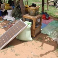 Panneau solaire au marché hebdomadaire de Widou Thiengoly