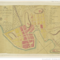 Plan de la ville de la Pointe à Pitre avec les nouveaux projets dans les parties de l'ancienne gabarre et de la nouvelle ville