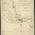Plan du port de la Pointe-à-Pitre levé en 1764 par le capitaine de port de la Guadeloupe
