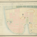 Plan de la Ville Pointe-à-Pitre avec les projets d'aggrandissement arrêtés en 1817