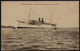 Pointe-à-Pitre - Le Courrier Guadeloupe arrivant de Bordeaux