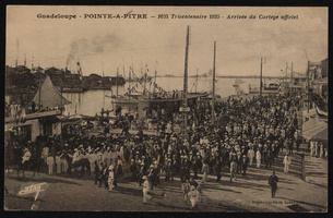 Pointe-à-Pitre - 1635 Tricentenaire 1935 - Arrivée du Cortège officiel