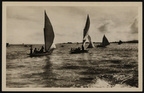 Pointe-à-Pitre - Le départ d'une course de canots à voile