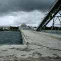 Marie-Galante : quai d'embarquement de sucre en vrac