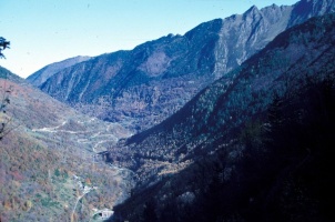 Evolution des paysages dans le Vicdessos