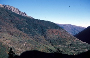 Evolution des paysages dans le Vicdessos