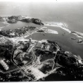 Construction de la marine de Bas-du-Fort vue du ciel