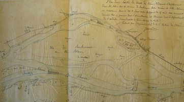 Map (Rochemaure, 1841)