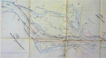 Map (Donzère to Bourg-St-Andéol, 1846-1847)