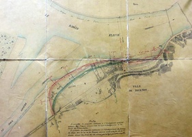 Map (Tournon, 1858)