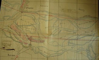 Map (Chanaz, Lavours, 1835)