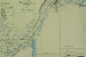 Map (Genève to Lyon, 1845)