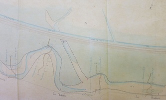 Map/Cross section (Rillieux-la-Pape, 1853)