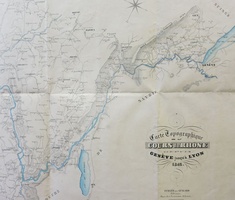 Map (Genève to Lyon, 1842)