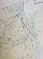 Map (Roquemaure to Avignon, 1854)