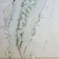 Map/Long profile (St-Clair-du-Rhône to Sablons, 1842)