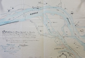 Map (Etoile-sur-Rhône to La Voulte, 1843)
