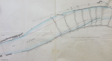 Map/LongProfile/Cross section (Tournon, 1854-1856)