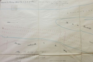 Map/Bathymetry/Cross section/Long profile (Avignon, 1854)