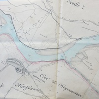 Map (Roquemaure, 1854)