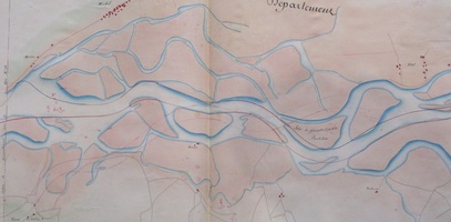Map (Genève to the sea, 1842)