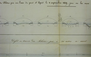 Cross section (Pont-St-Esprit & Roquemaure, 1839)