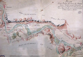 Map (Yenne to Cordon, 18th c.)