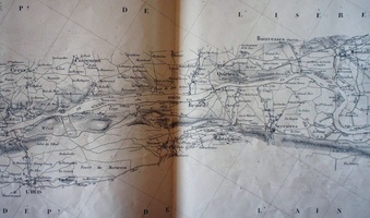 Map (Surjoux to Lyon, 1871)