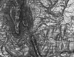 Map (Genève to the sea, 1832-1941)