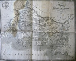 Map (Villeneuve-lès-Avignon to the sea, 1835)