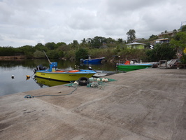 Vue du port d'Anse-Bertrand en 2023