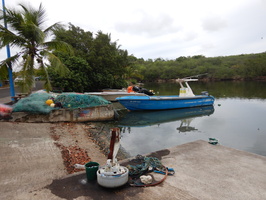 Vue du port d'Anse-Bertrand en 2023