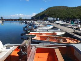 Vue du port de Deshaies en 2023