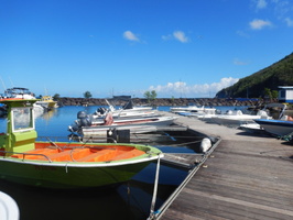 Vue du port de Deshaies en 2023