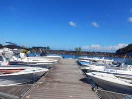 Vue du port de Deshaies en 2023