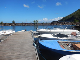 Vue du port de Deshaies en 2023