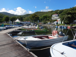 Vue du port de Deshaies en 2023