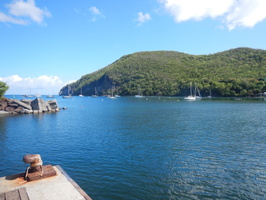 Vue du port de Deshaies en 2023