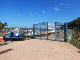 Vue du port de Deshaies en 2023