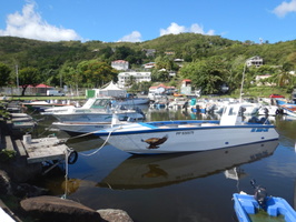 Vue du port de Deshaies en 2023