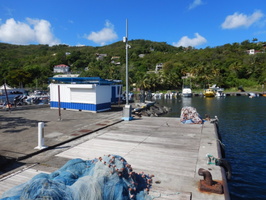 Vue du port de Deshaies en 2023