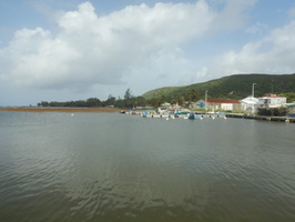 Vue du port de La Désirade en 2023